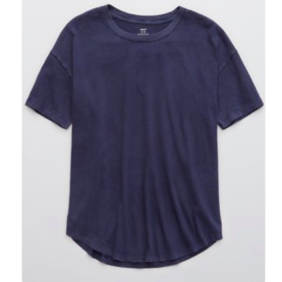 Aerie Distressed Boyfriend Tee - Picture 1 of 4